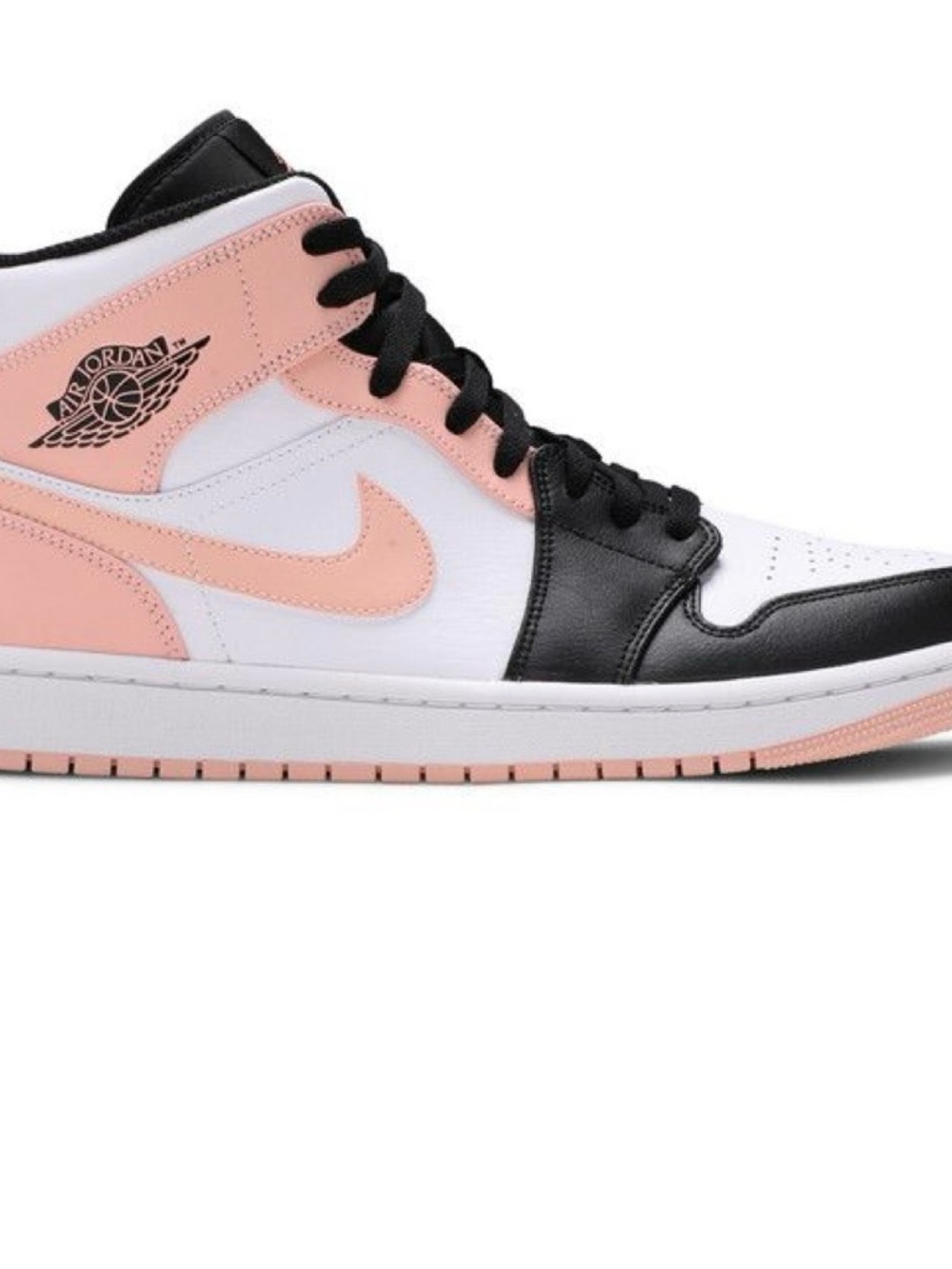 Jordan Air Jordan 1 Mid Sneakers - Pink/Black/White